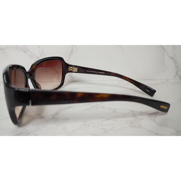 OLIVER PEOPLES "Dunaway" Tortoise Frame Womens Sunglasses - NEW - Picture 2 of 7